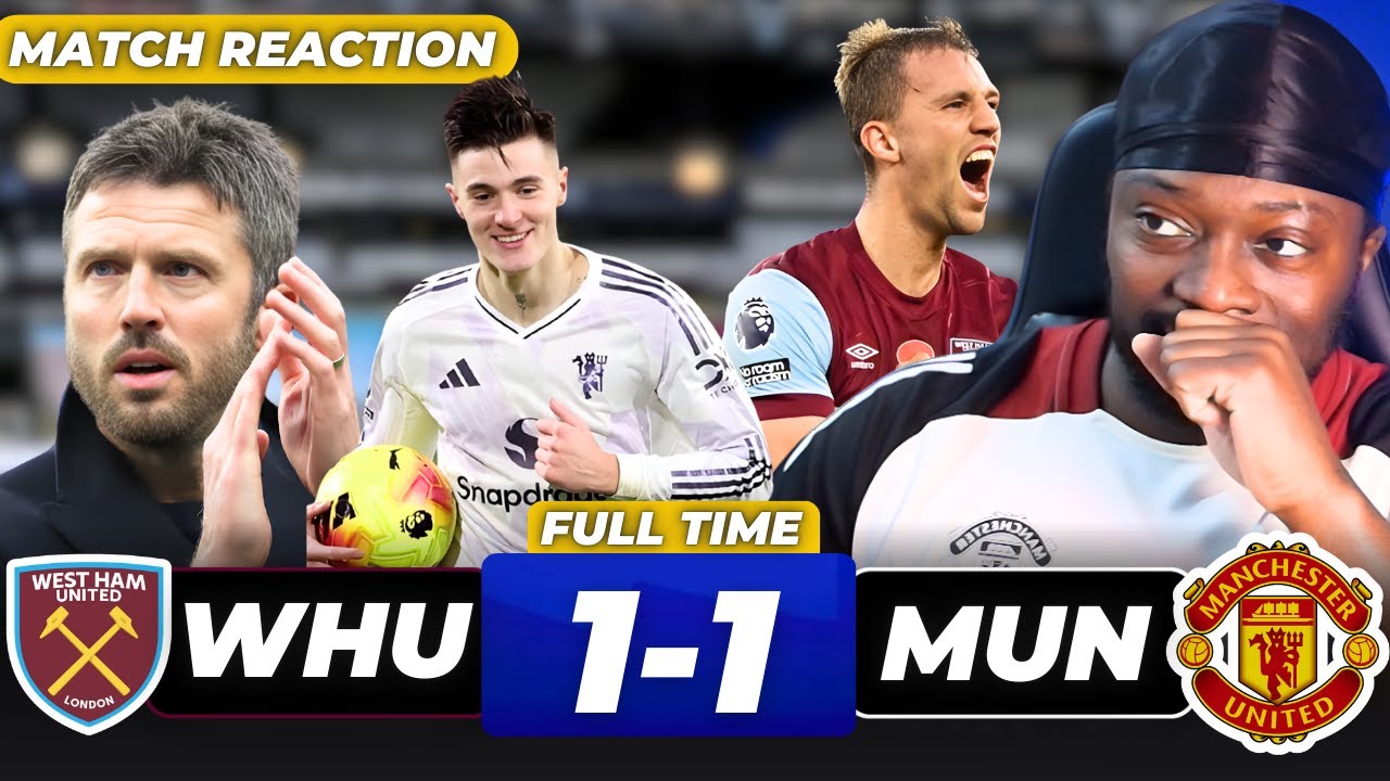 Sesko Snatches United Late Draw | Man Utd 1-1 West Ham | LIVE Match Reaction