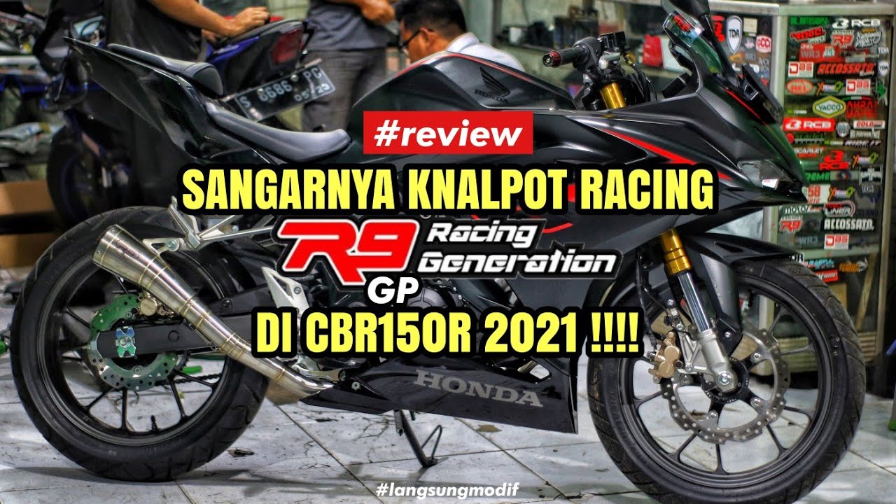 GAHARNYA KNALPOT R9 GP DI CBR150R 2021