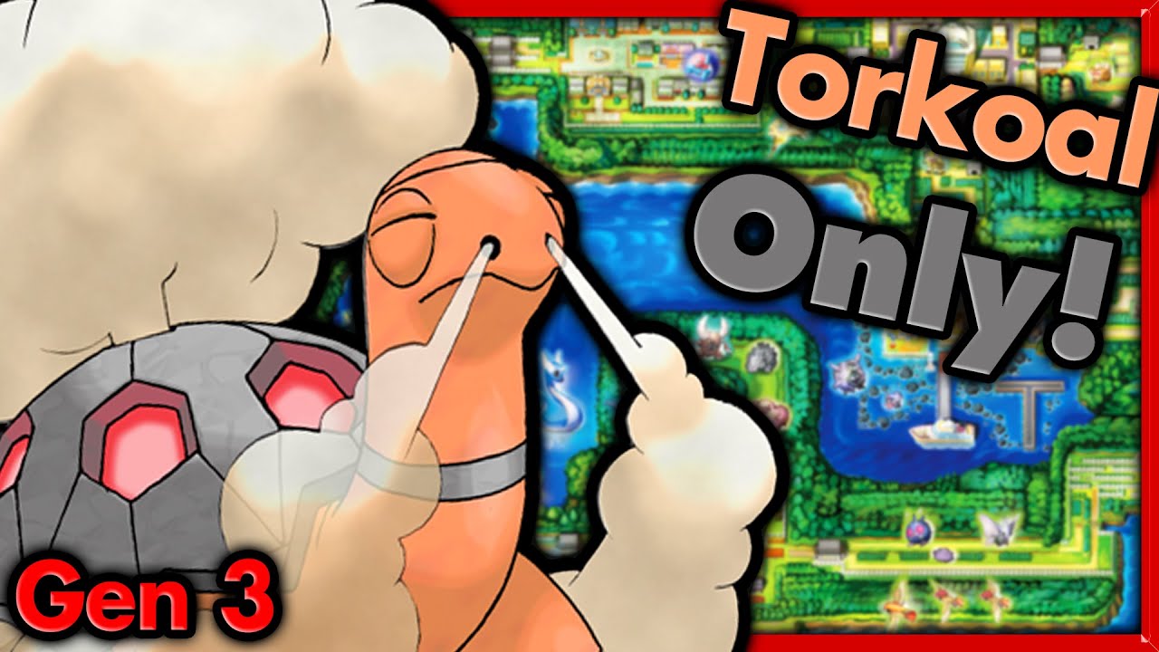 Can I Beat Pokemon Fire Red with ONLY Torkoal? 🔴 Pokemon Challenges ► NO ITEMS IN BATTLE