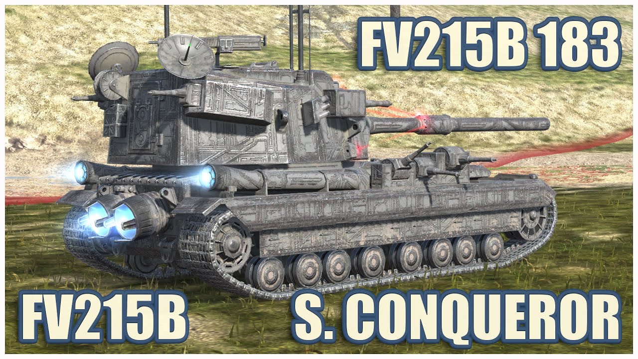 FV215b 183, FV215b & Super Conqueror • WoT Blitz Gameplay