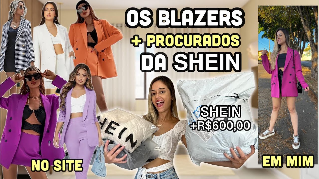 COMPRAS SHEIN, OS BLAZERS MAIS LINDOS DO SITE, VALE A PENA COMPRAR NA SHEIN?