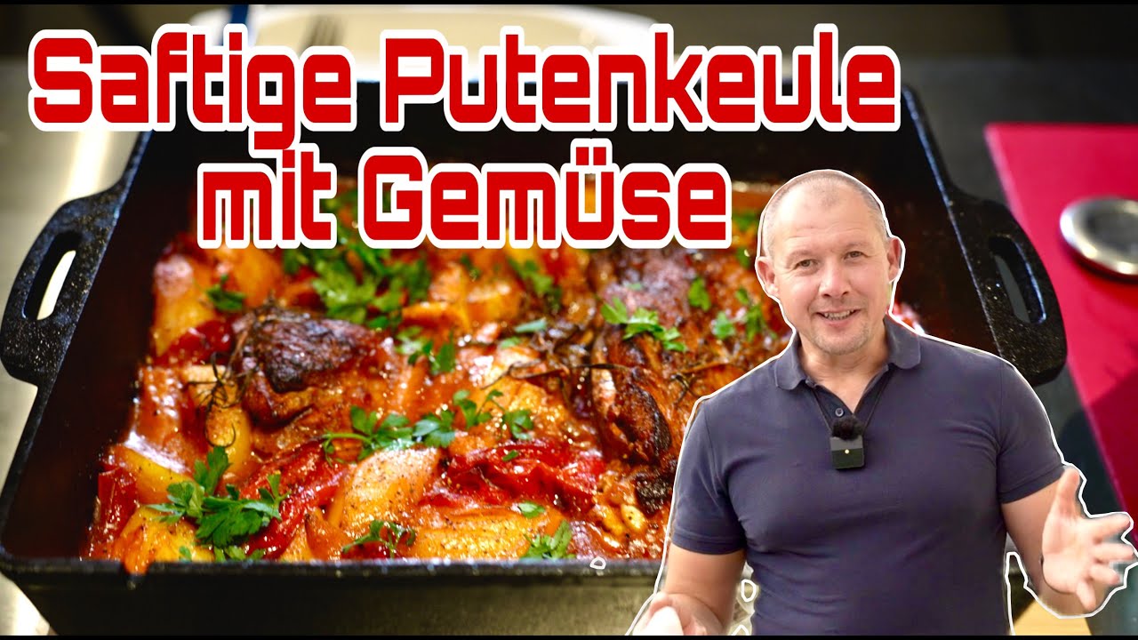 Petromax K12: Saftige Putenkeule und Gemüse im Dutch Oven!
