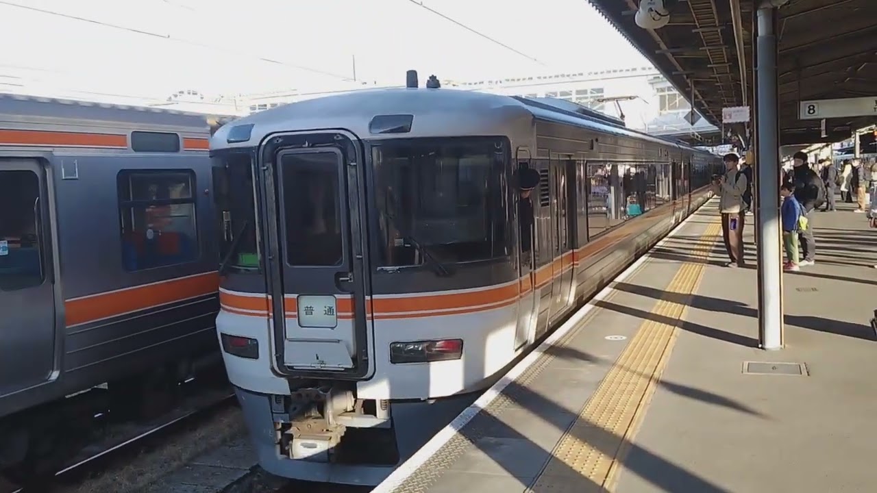 373系F14+F6編成豊橋到着