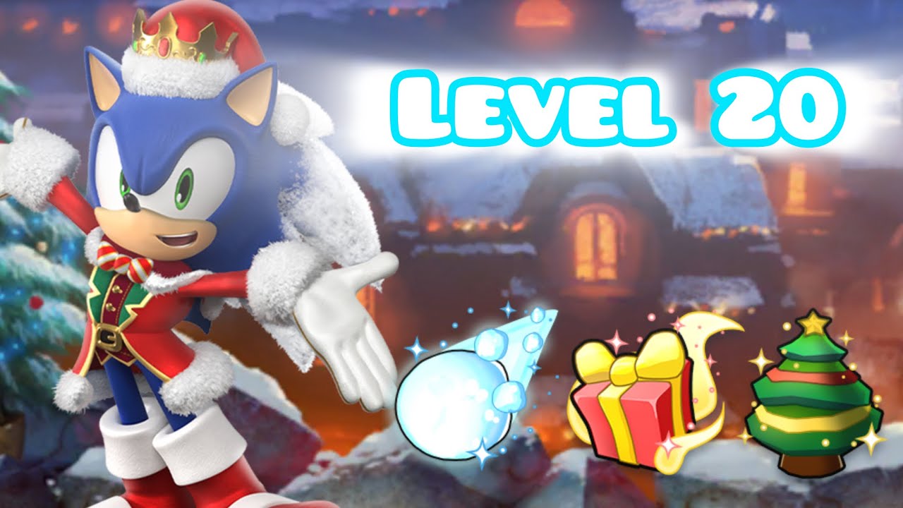 Sonic Forces Speed Battle: LEVEL 20 Snowdrift Sonic Gameplay