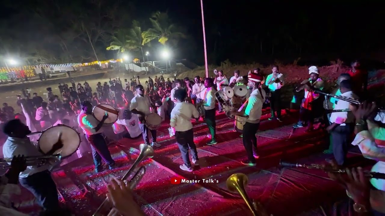 Moonnuchakra Vandiyithu II Newragam triplangad bandset team at thonnalloor temple pooram 2025