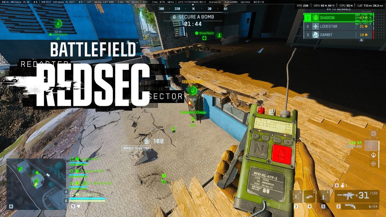 Gauntlet | Battlefield 6 REDSEC Gameplay 29 (No Commentary)