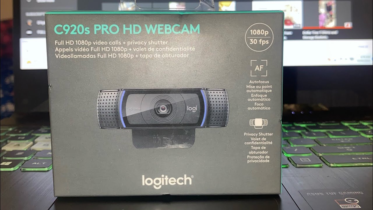 C920s PRO HD WEBCAM Unboxing And Video Test On Streamyard