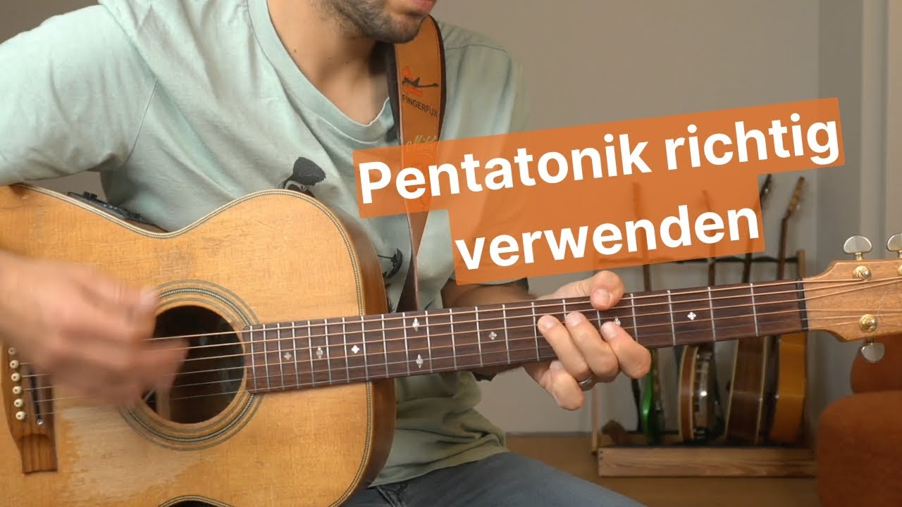 Spiele ich die Pentatonik zu jedem Akkord einer Akkordfolge? Oder nur zur Grundtonart?