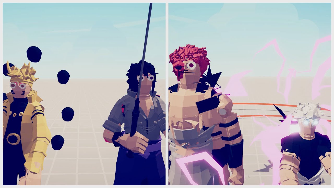 Naruto & Sasuke vs Gojo & Sukuna in Tabs 
