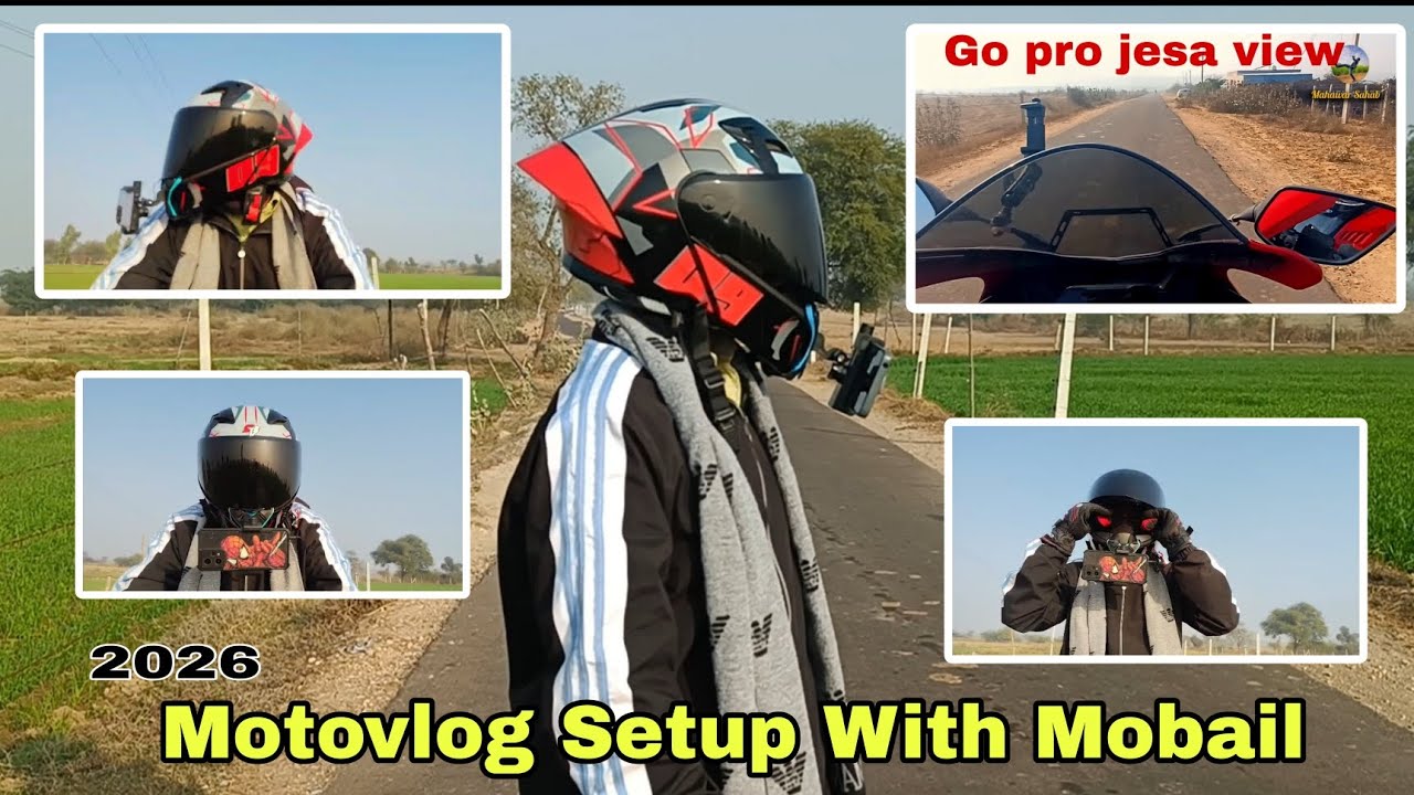 Cheapest price motovlog setup with mobail | Mahawar Sahab | Motovlog with phone | 2026 