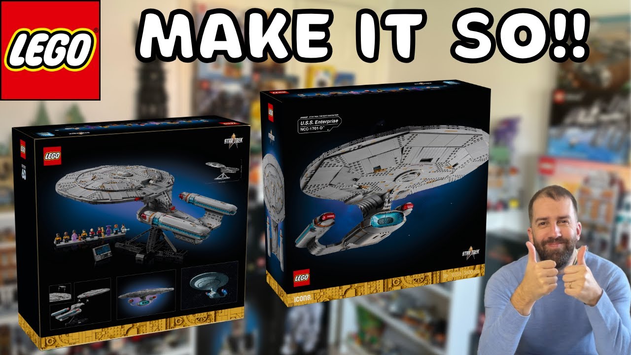 Официально представлен набор LEGO Icons Star Trek USS Enterprise-D 10356
