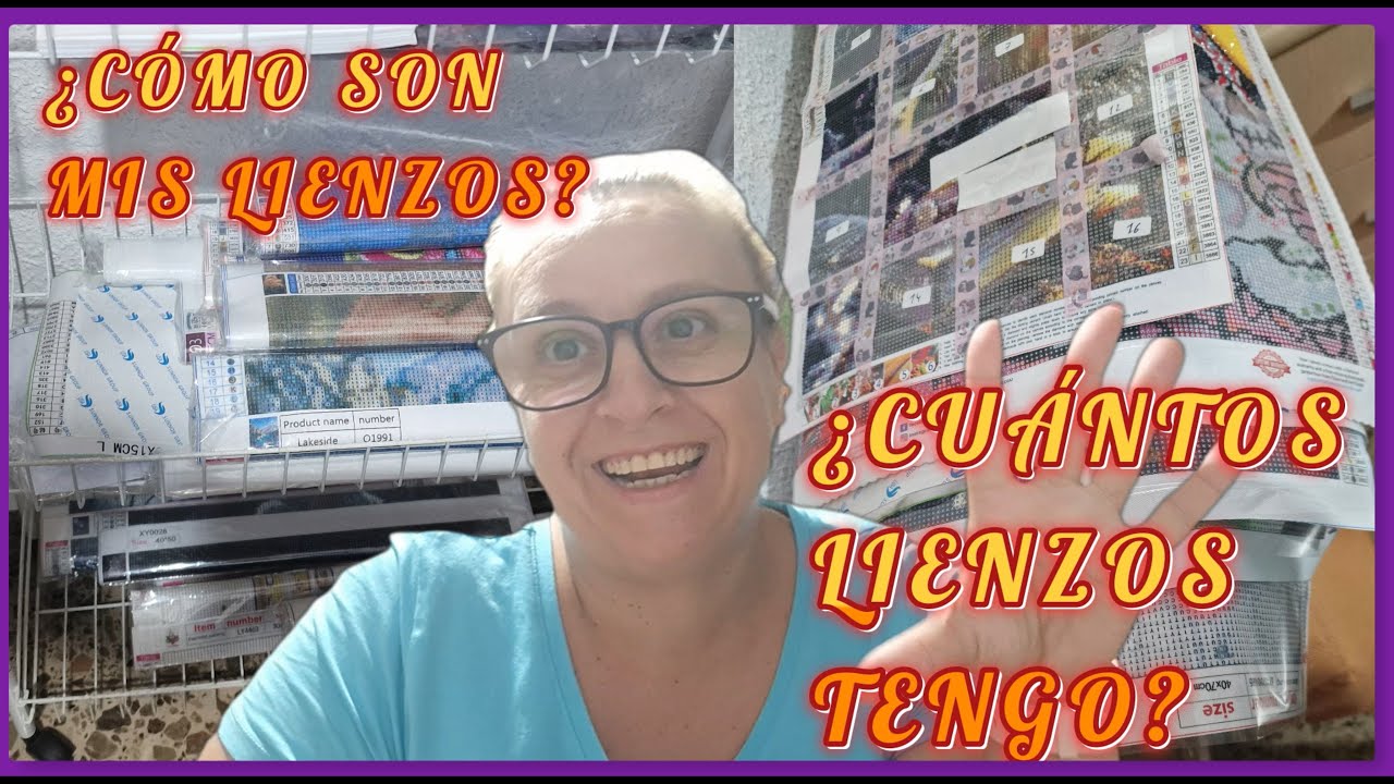💎¿Cuántos lienzos tengo?  💎¿Cómo son?💎DIAMOND PAINTING