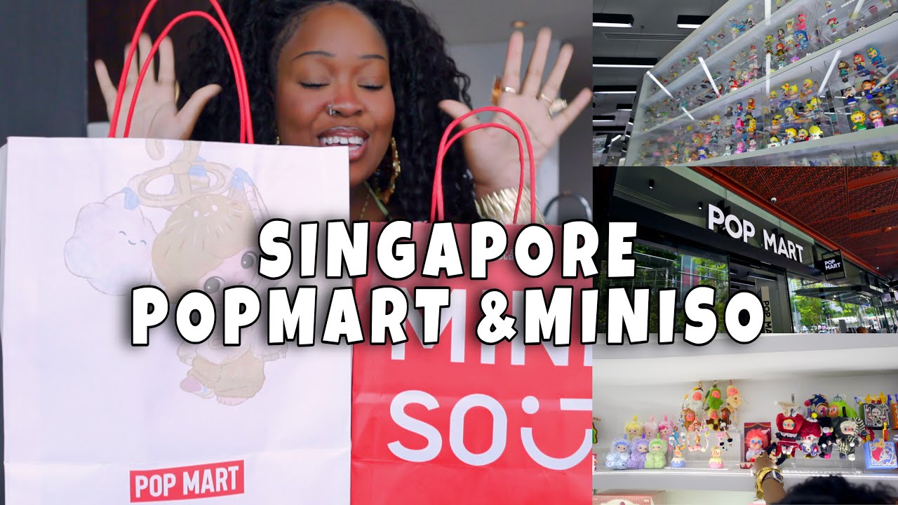 SINGAPORE POPMART Shopping Experience + Unboxing ft MINISO