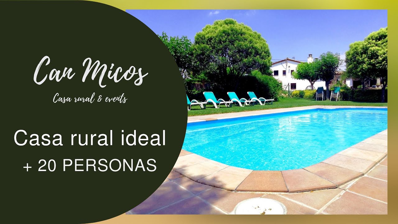La mejor casa rural para grupos (16 a 25 personas) en Girona Can Micos