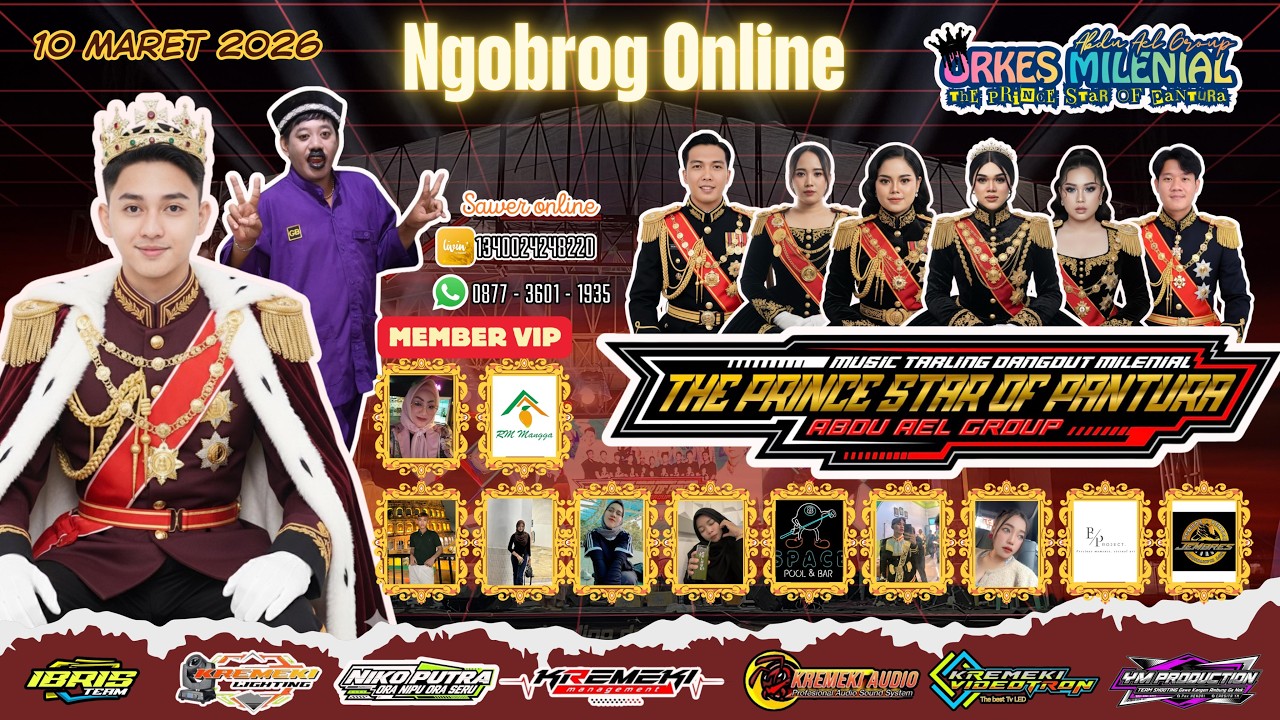🔴LIVE  NGOBROG ONLINE || ORKES MILENIAL THE PRINCE STAR OF PANTURA ABDU AEL GROUP | 10-03-2026
