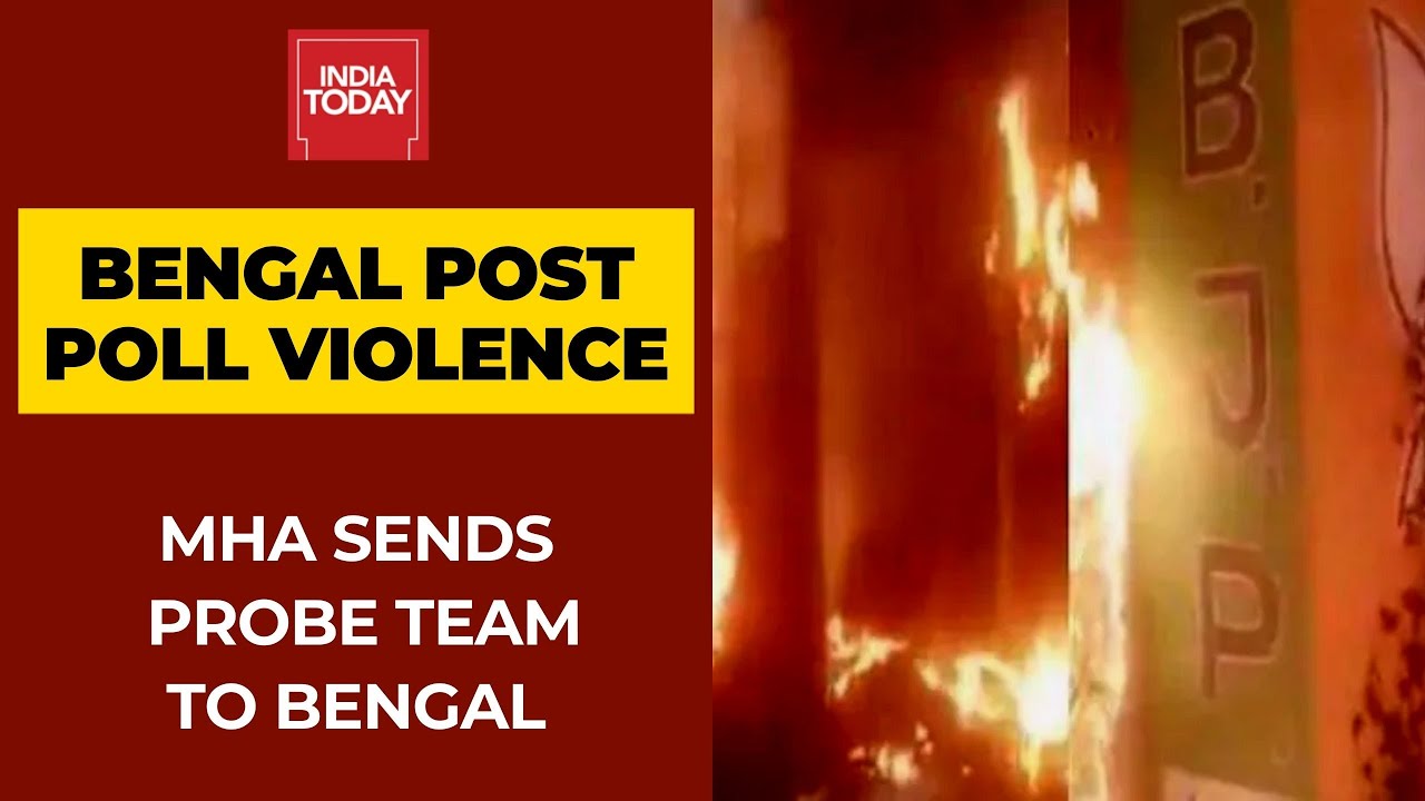 Post-poll Violence: MHA Sends 4 Member Fact-finding Team To West Bengal