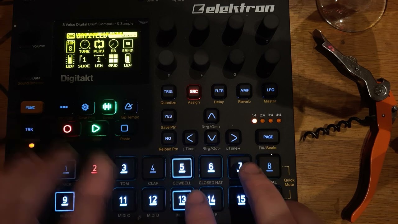 Digitakt - Digitarp - Arp from scratch - Slice machine