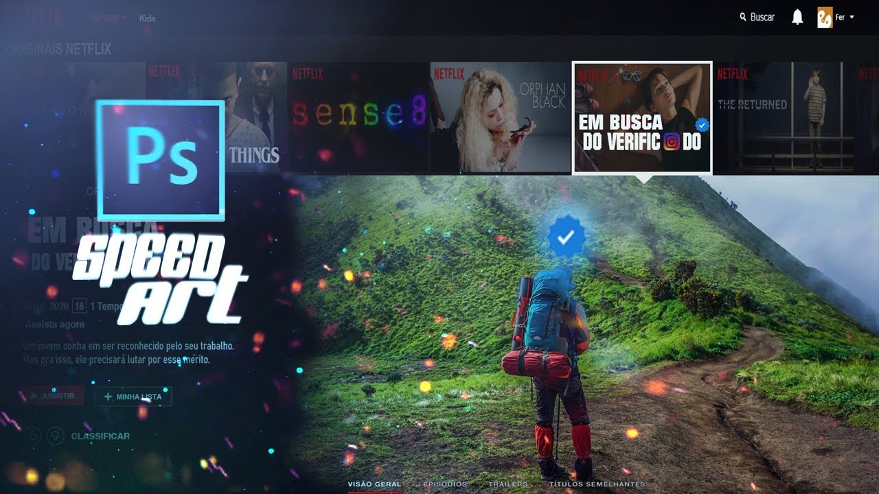 Netflix movie | Speed Art (Photoshop)