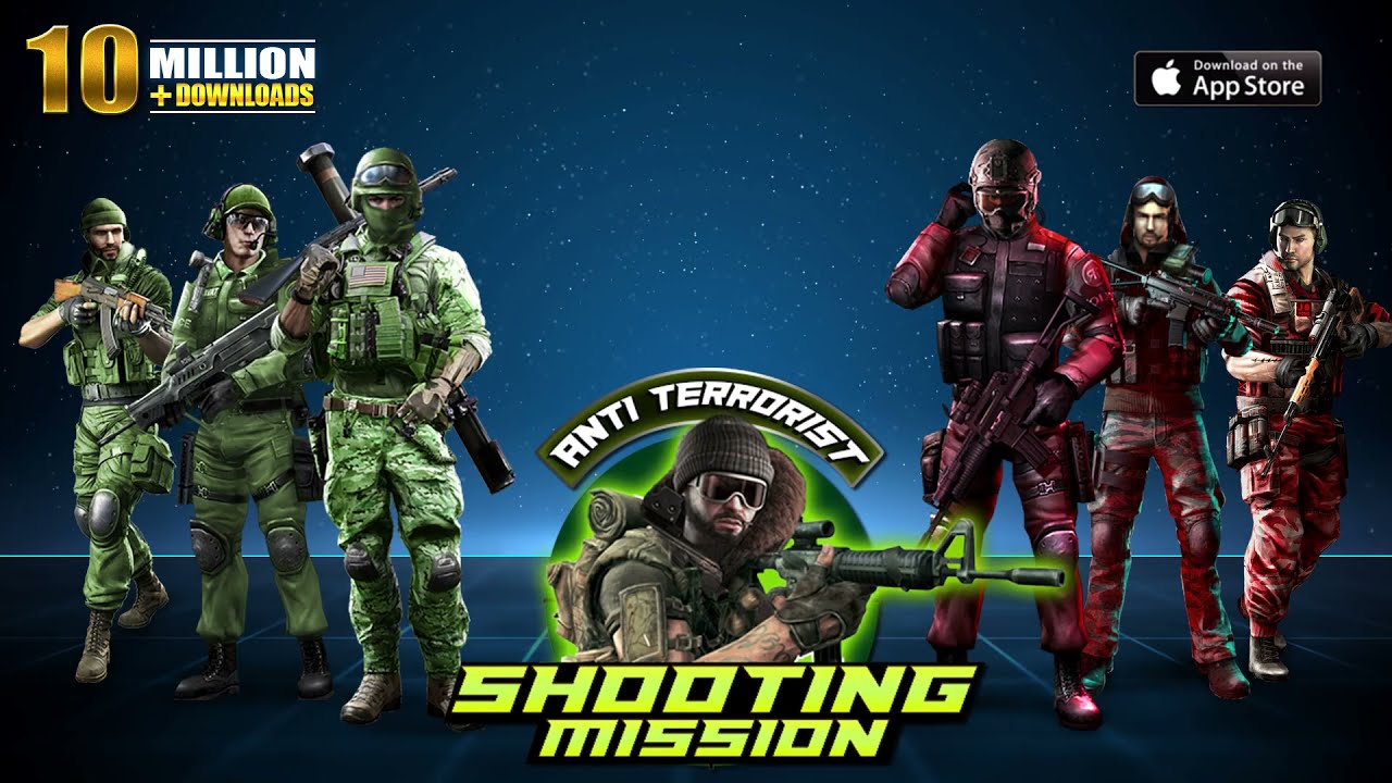 Anti-Terrorist Shooting Mission 2020 (iOS Gameplay)