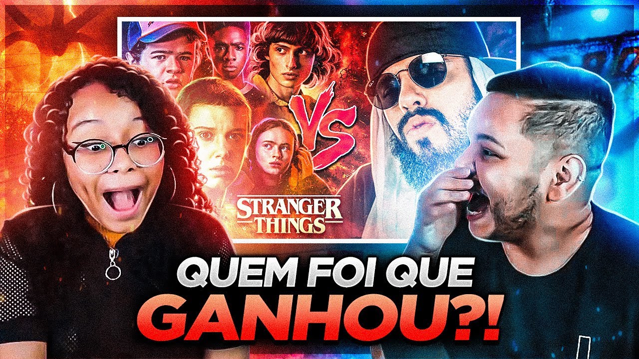 [REACT] Stranger Things (Dubladores) Vs. Mussoumano - Batalha de Rap