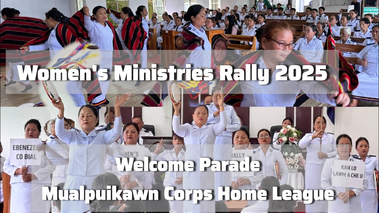 Welcome Parade | Mualpuikawn Corps Home League | Women’s Ministries Rally 2025