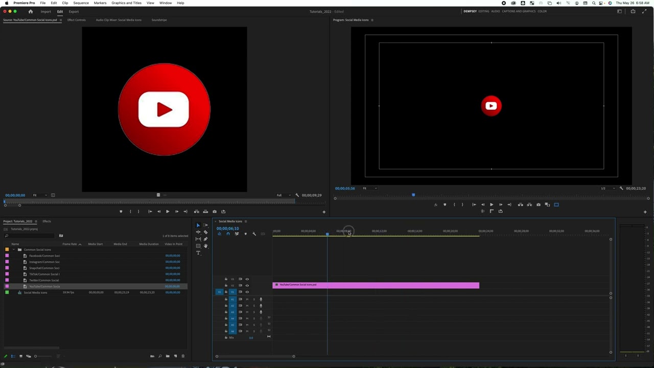 Importing PSDs into Premiere Pro