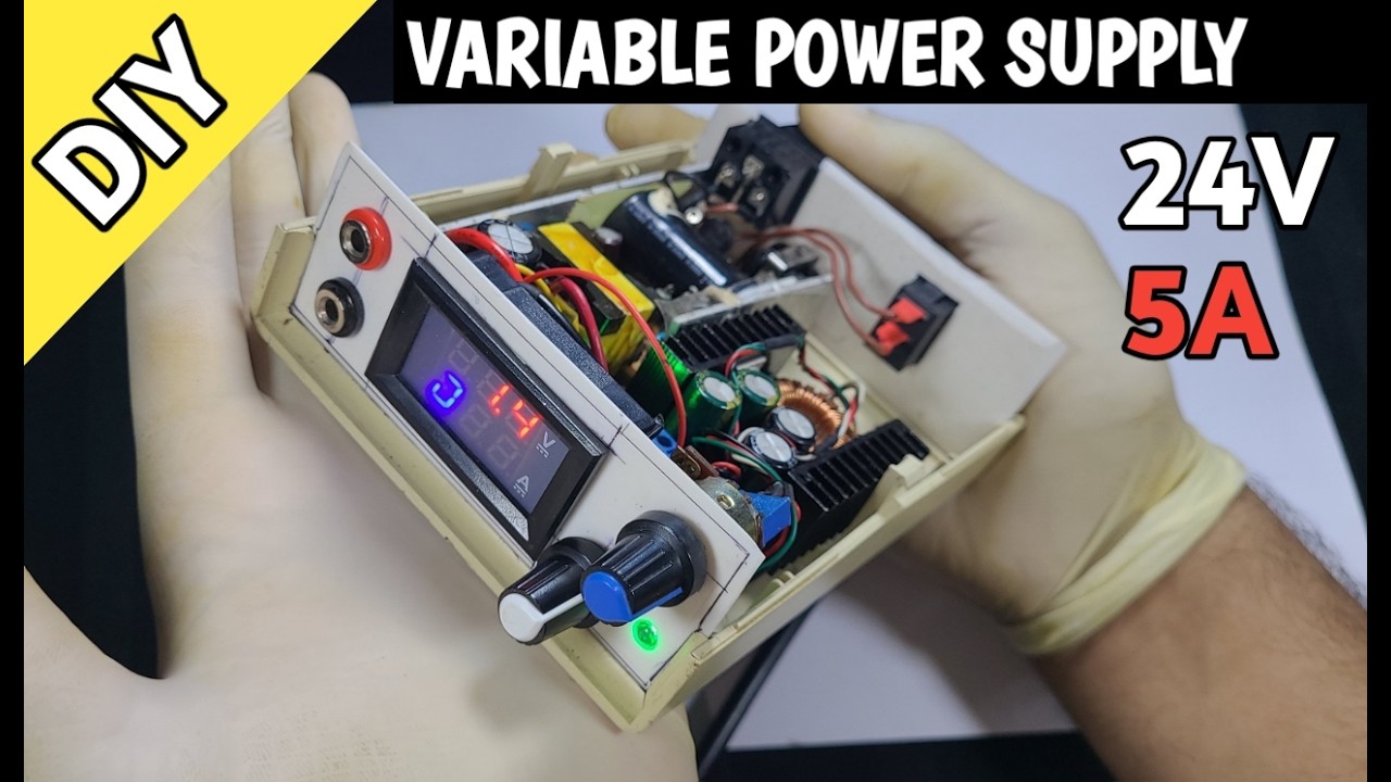 DIY Variable Lab Bench Power Supply