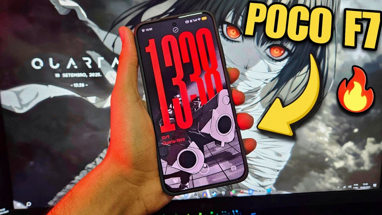 🔥 o CELULAR que me fez deixar a SAMSUNG.. | (POCO F7 da Shopee)