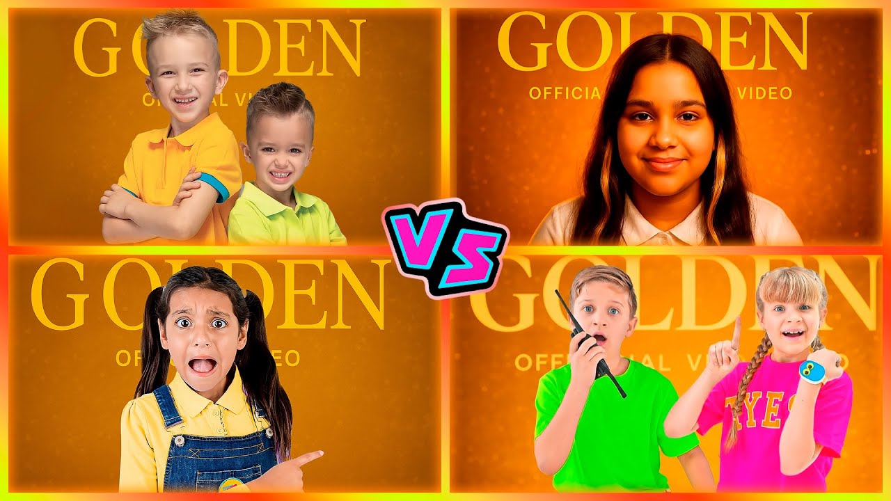 VLAD AND NIKI  🆚 SHFA 🆚 TOYS AND COLORS 🆚 KIDS DIANA SHOW x GOLDEN 🎶🎵 Who Is Best?