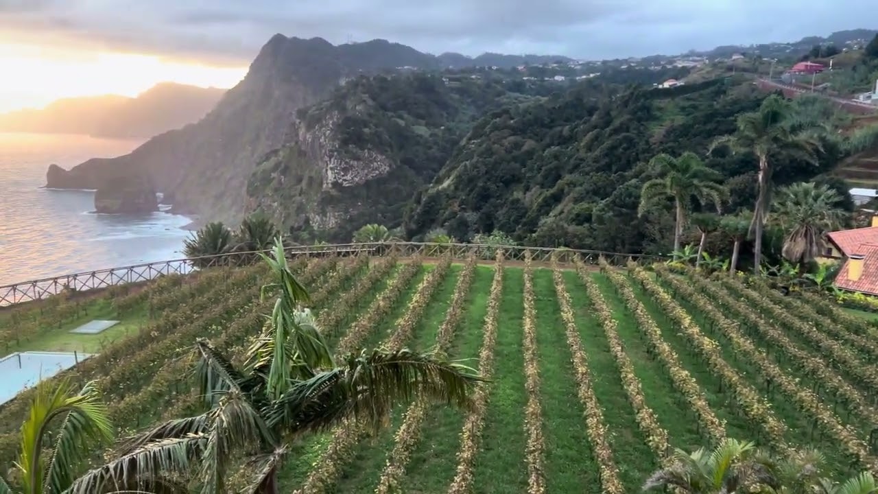 Sunrise at Quinta do Furao, Madeira
