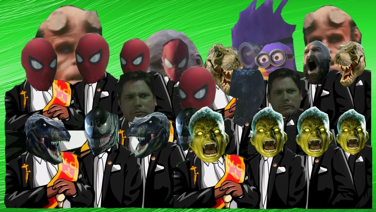 MEGAMIX & Part 29 & Hallboy & Jurassic Park & The Minions & Spiderman & Venom - Coffin Dance (Cover)