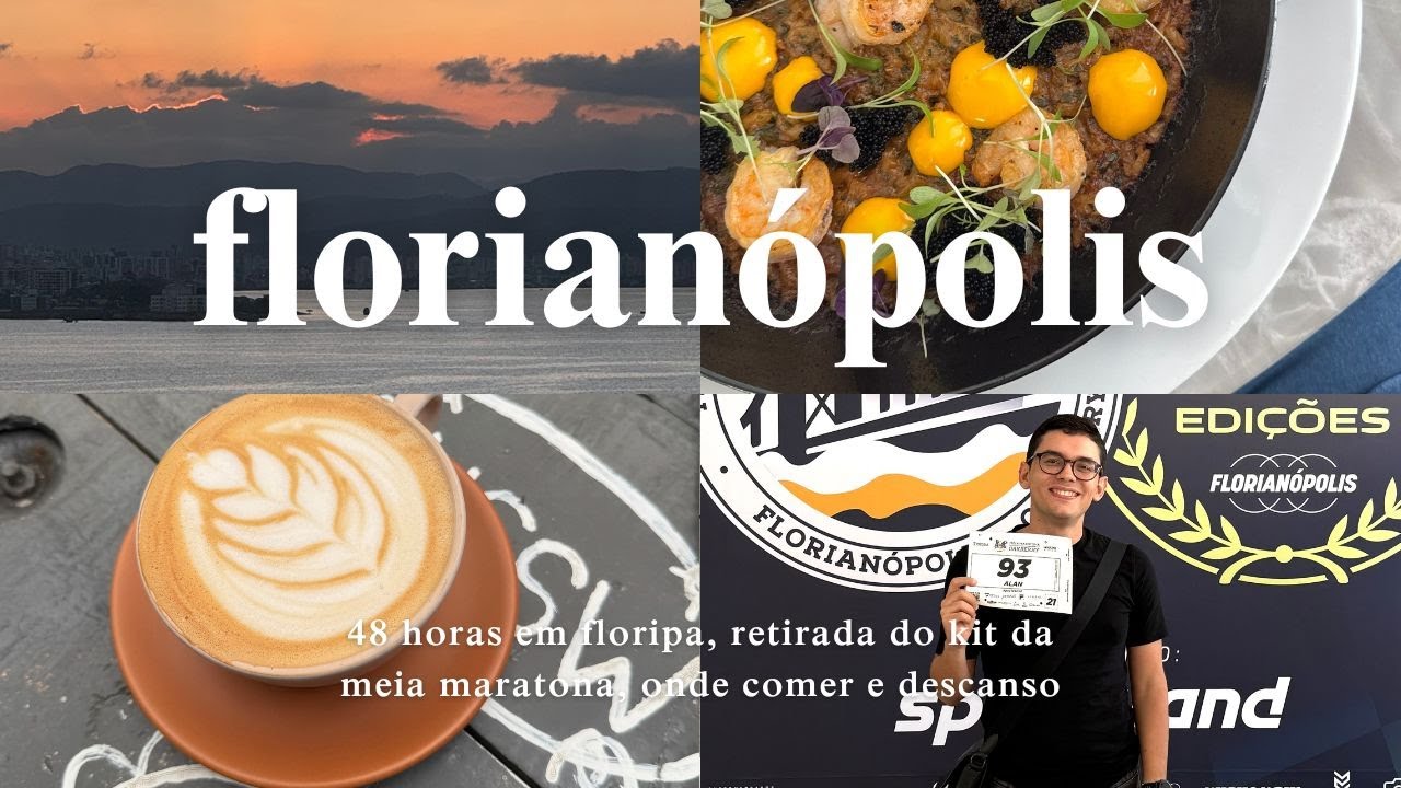 2 dias em florianópolis, viajando pra correr, restaurantes e muito descanso