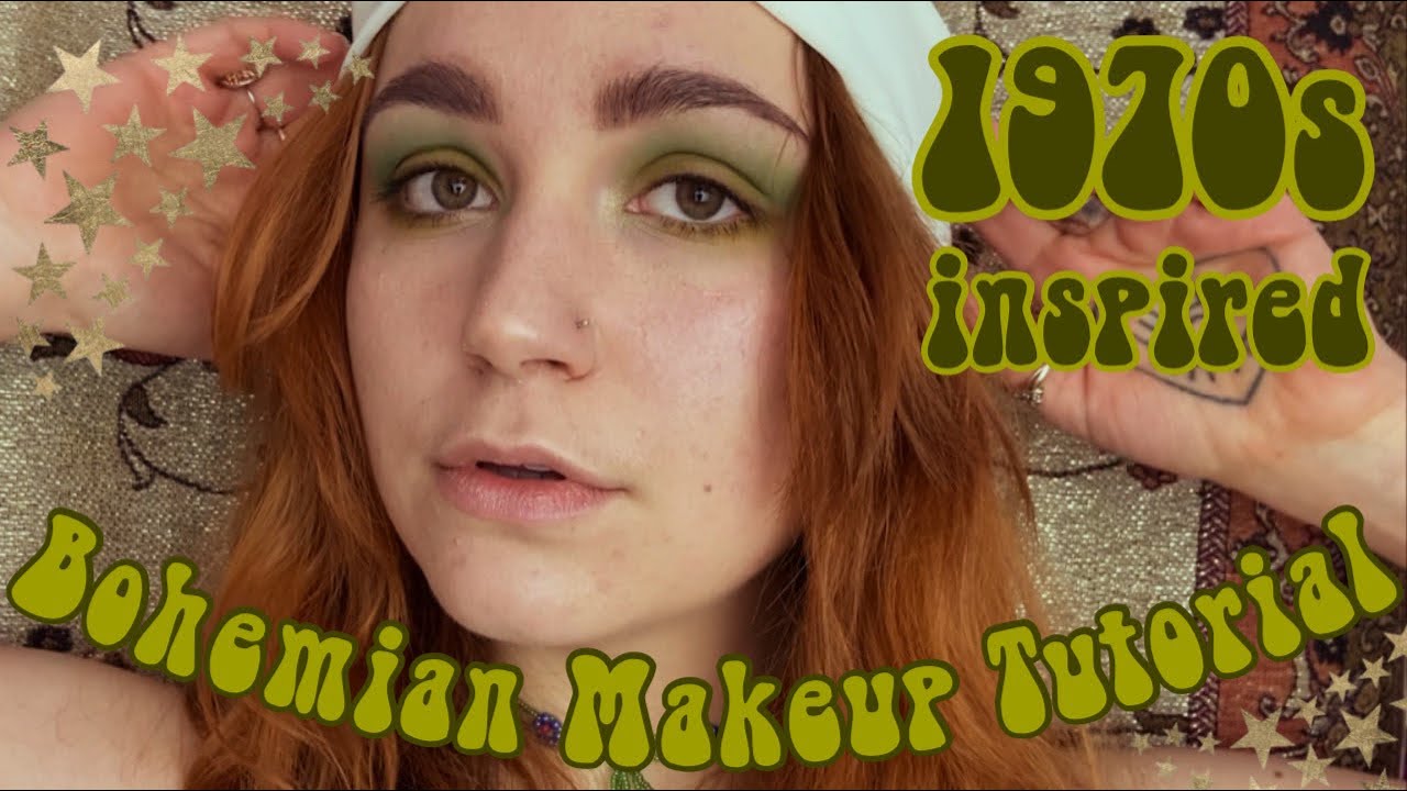 70s Eye Makeup Tutorial | Bohemian 1970s look I Vintage Makeup