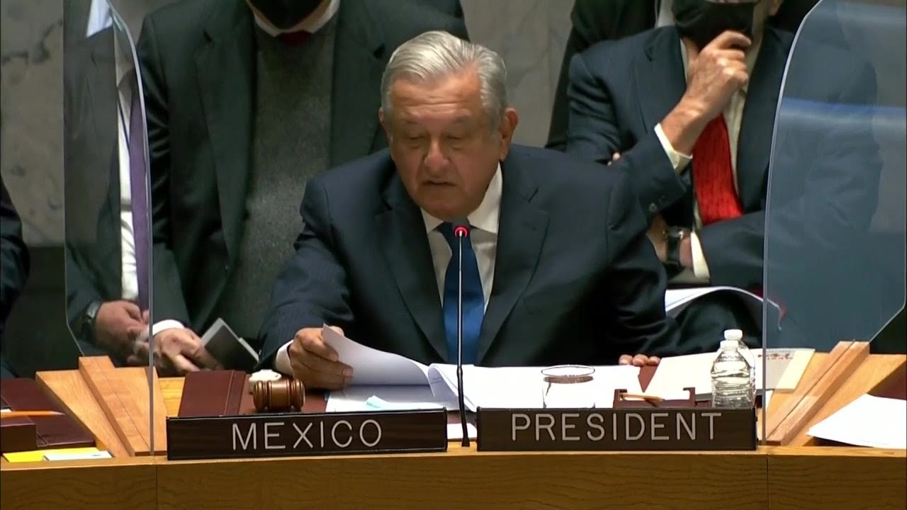 Mensaje del presidente López Obrador en la ONU