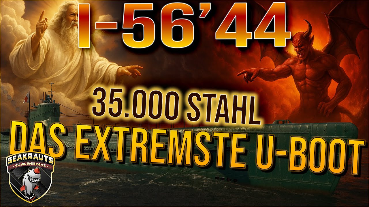 ☠️ I-56'44 😵 Zwischen Himmel & Hölle 🔥 World of Warships ⛵