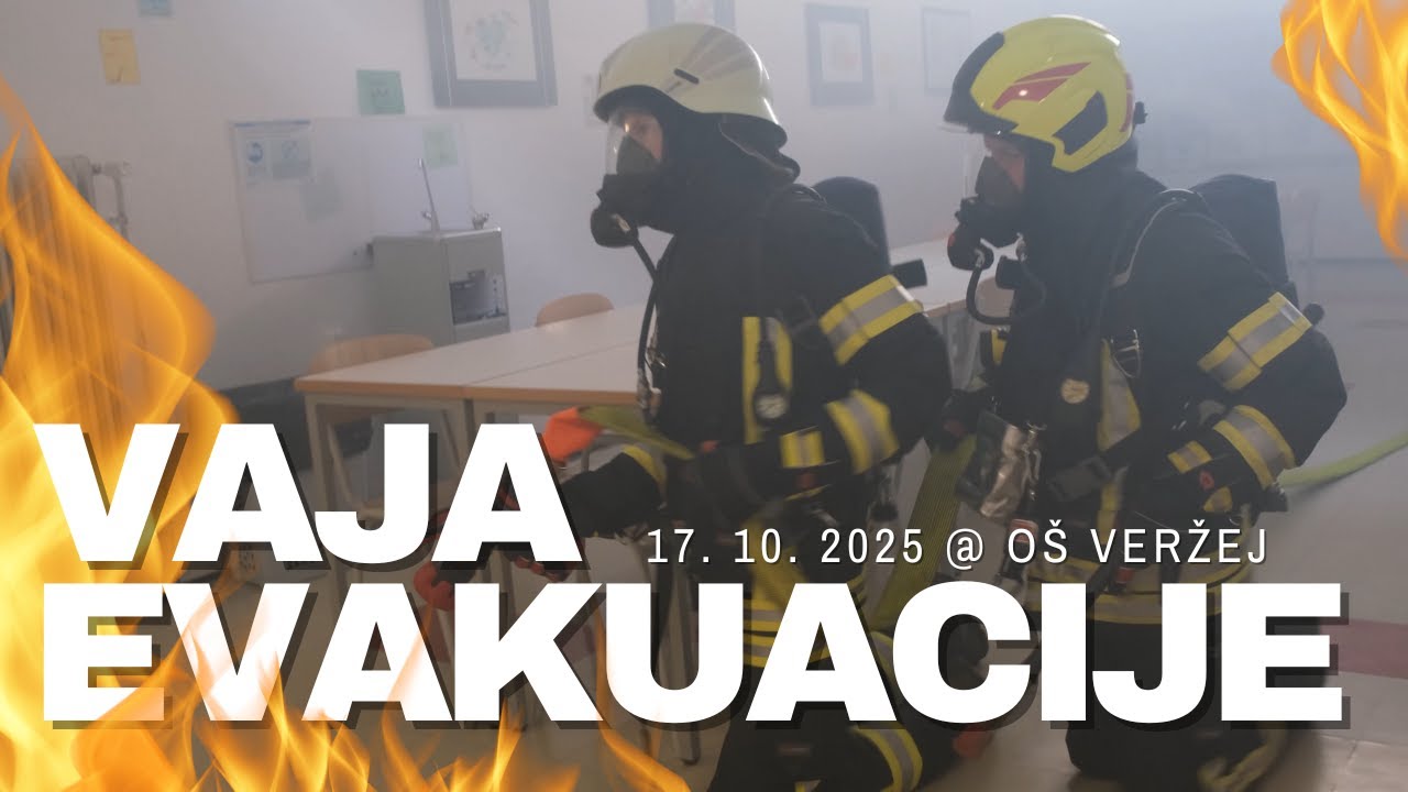 Vaja evakuacije 2025 @ OŠ Veržej (4K)