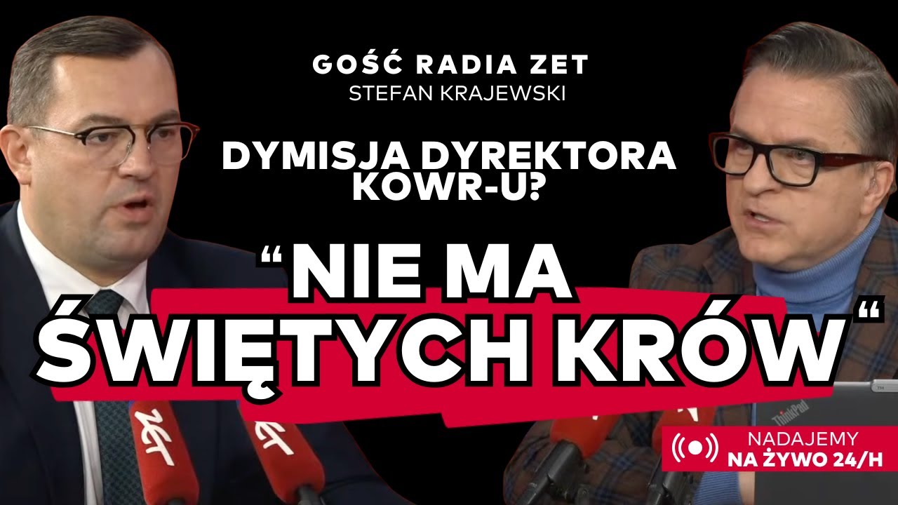 "NIE MA ŚWIĘTYCH KRÓW!"  Minister Rolnictwa Stefan Krajewski (PSL) o KOWR, aferze CPK i dymisjach