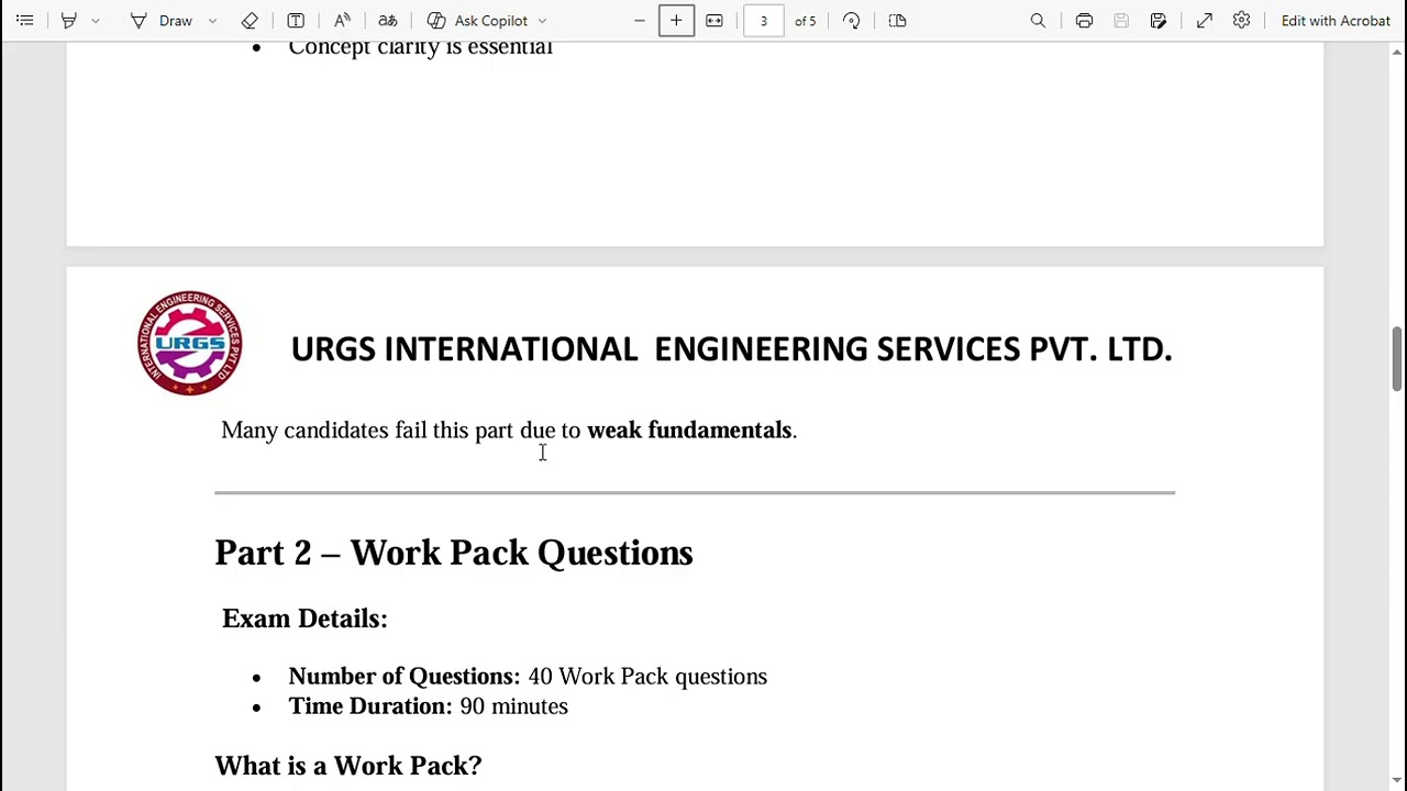 CSWIP 3.1 NEW Exam Pattern Explained | MCQ, Work Pack & Weld Inspection_ By URGS International