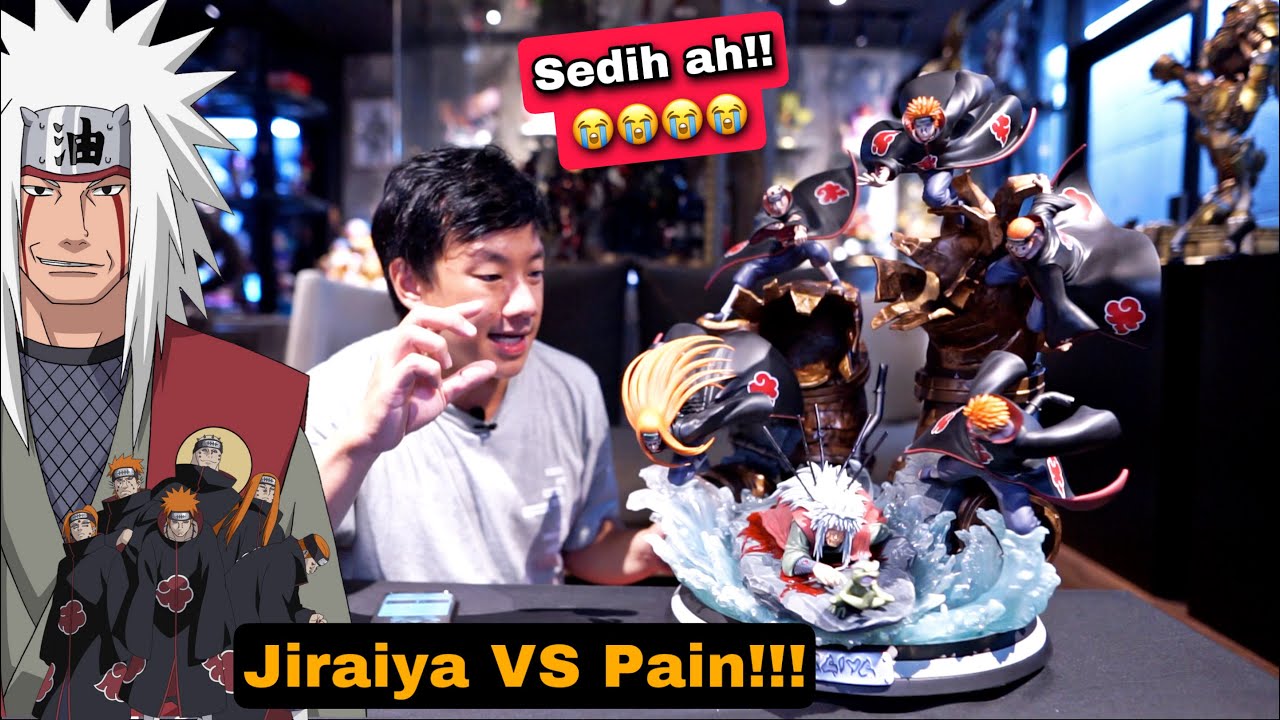 UNBOXING SAD STATUE!! JIRAIYA VS PAIN BY TSUME ART!! HAMPIR 20 JUTA!! KOK CUMA 5 PAIN NYA?🤔🤔