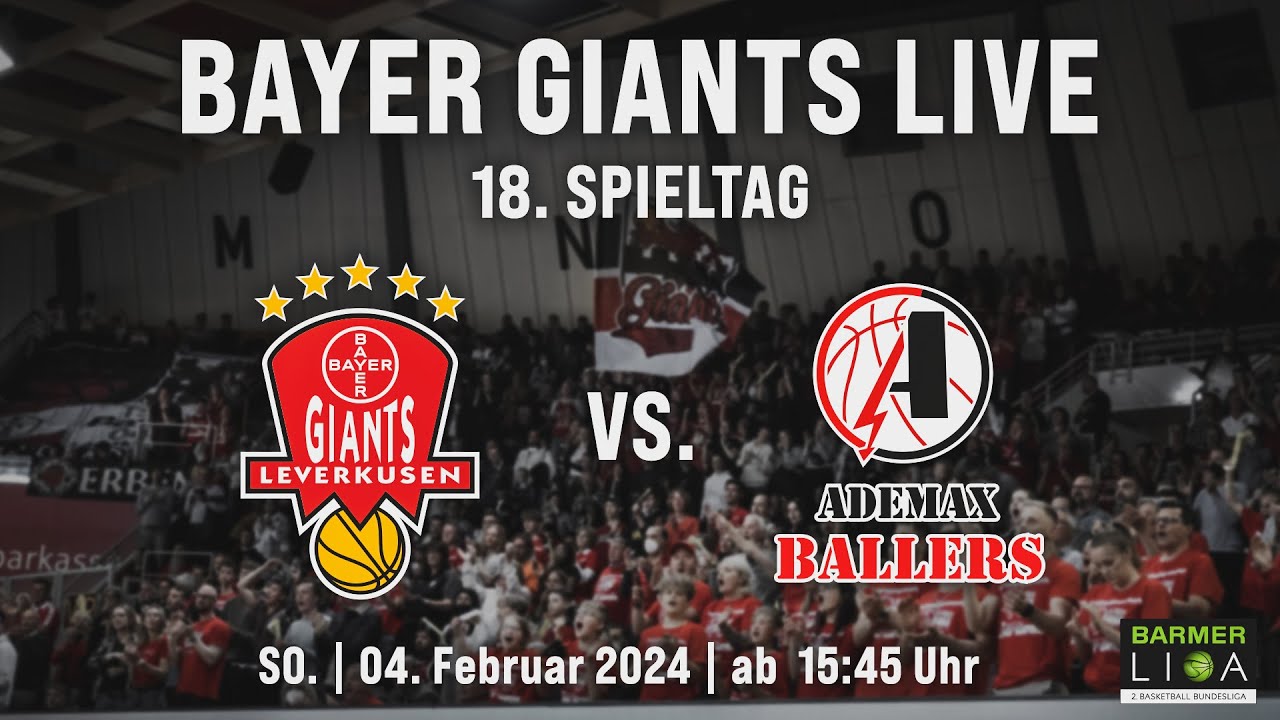 BAYER GIANTS Leverkusen vs. Ademax Ballers Ibbenbüren | 18. Spieltag | ProB Nord 2023/24