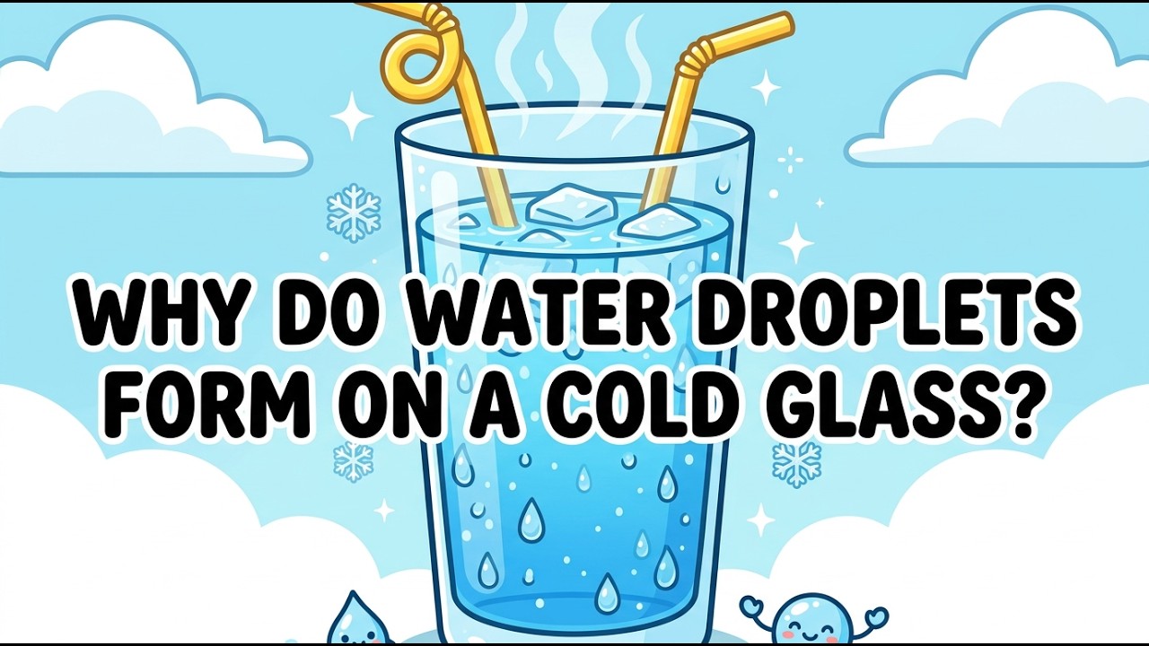 Why Do Water Drops Form on Cold Glass? | Gas to Liquid! Understanding Condensation