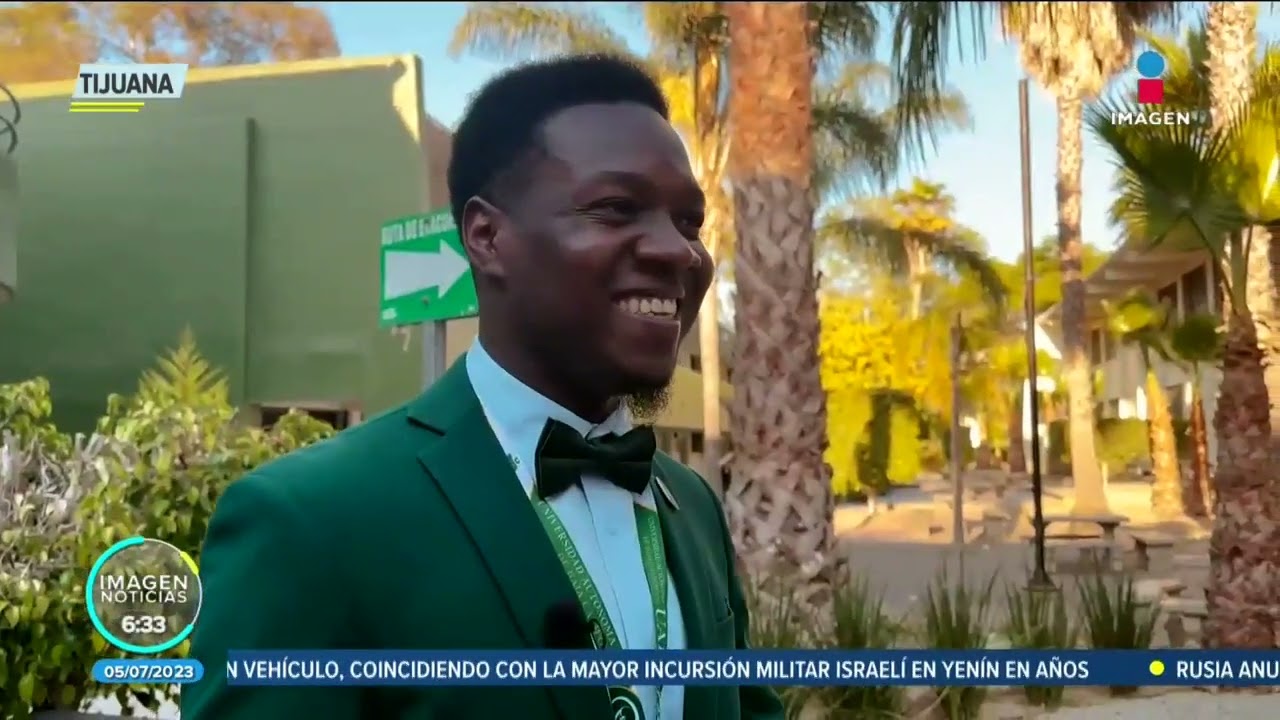 Migrante haitiano se gradúa de la Facultad de Derecho de la UABC | Noticias con Francisco Zea