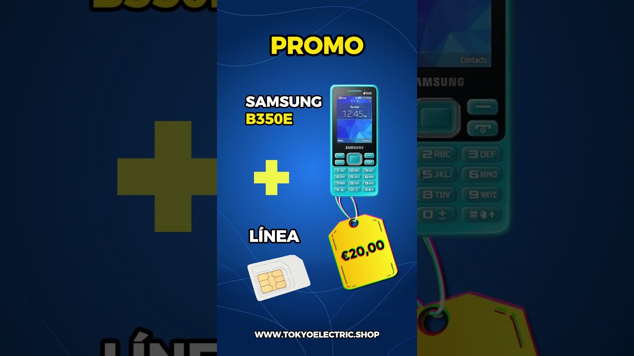 Samsung B350E + L&iacute;nea Telef&oacute;nica - Tokyoelectric