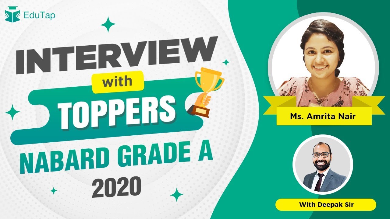 NABARD Grade A Officer Ms Amrita Nair | NABARD Grade A Exam Strategy | NABARD Grade A Study Plan