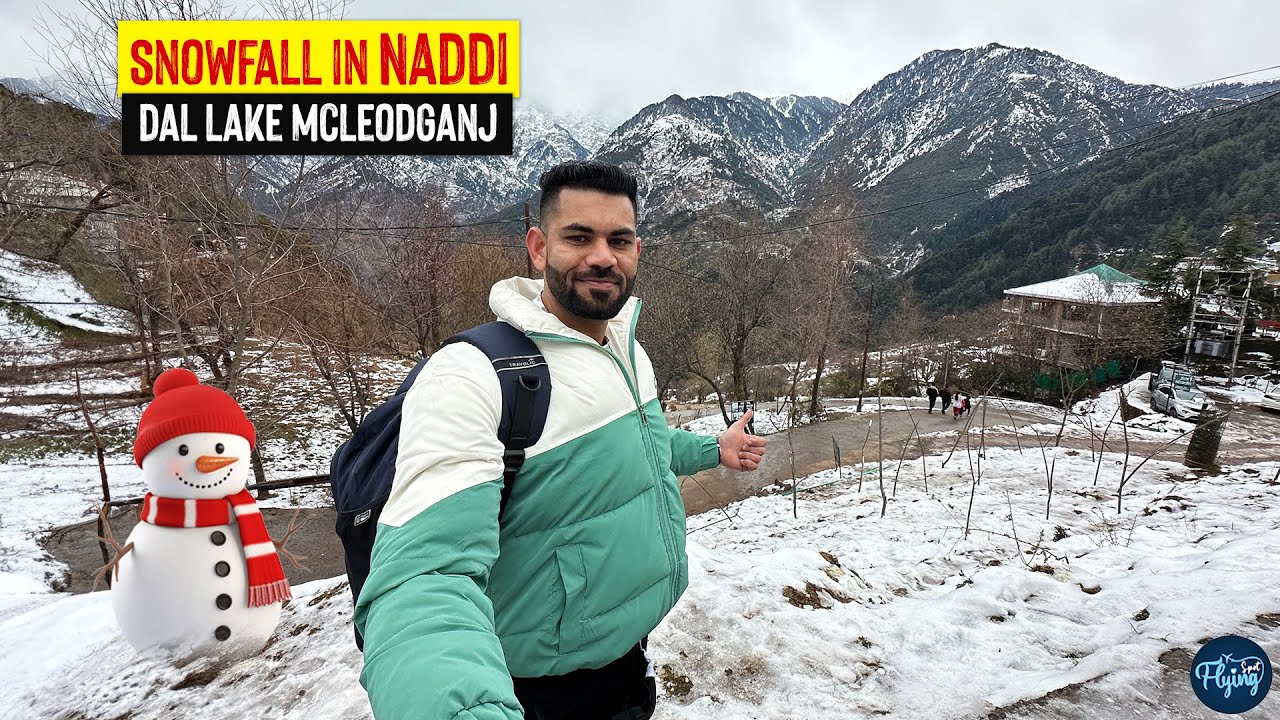 Snowfall In Naddi and Dal Lake | Places To Visit In Mcleodganj and Dharamshala | Akash Kumar