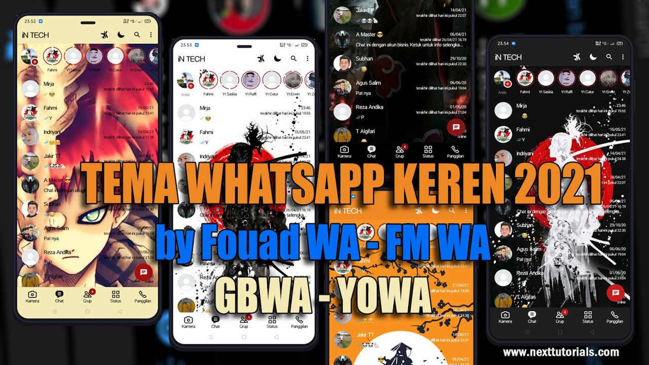 Tema WhatsApp Keren 2021 || by Fouad WA - FMWhatsApp - GB WhatsApp - YOWhatsApp