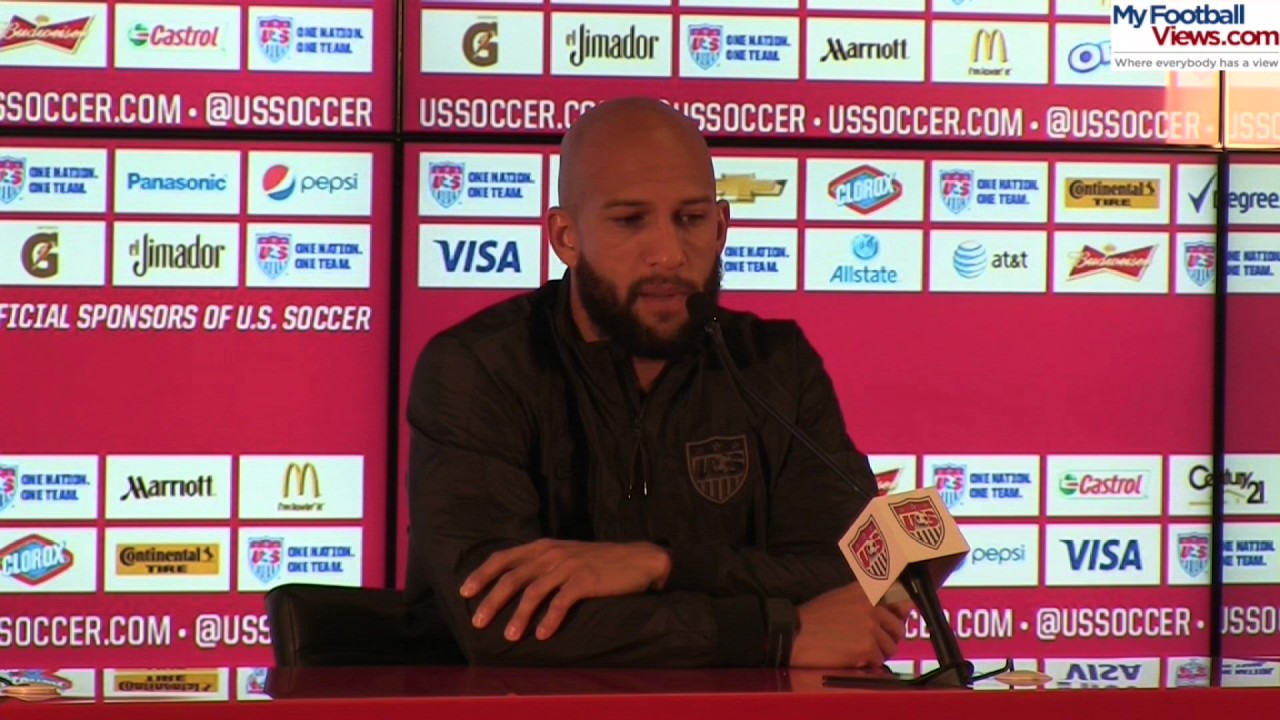 Tim Howard on Belgium v USA - 30 6 2014