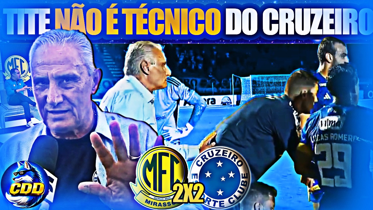 🦊😳 SAIU AGORA! TITE n&atilde;o &eacute; o T&Eacute;CNICO DO CRUZEIRO, QUEM MANDA &Eacute; O FILHO, APARENTEMENTE! PERDEU O TIME!