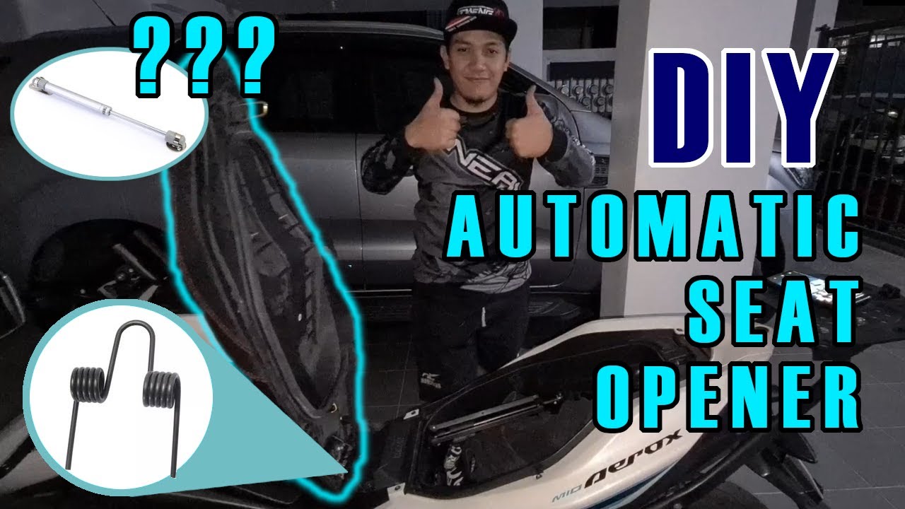 DIY AEROX AUTOMATIC SEAT OPENER | STEP BY STEP | SEAT DAMPER OR PIVOT SPRING?