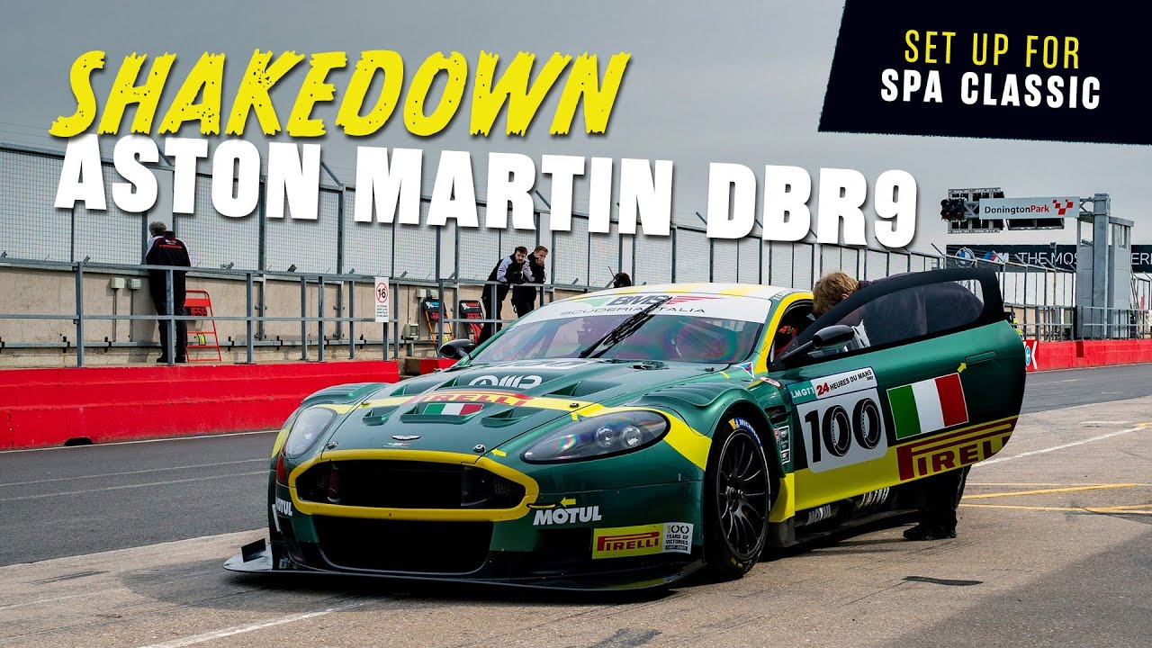 WATCH: Setting up an Aston Martin DBR9 for Spa Classic
